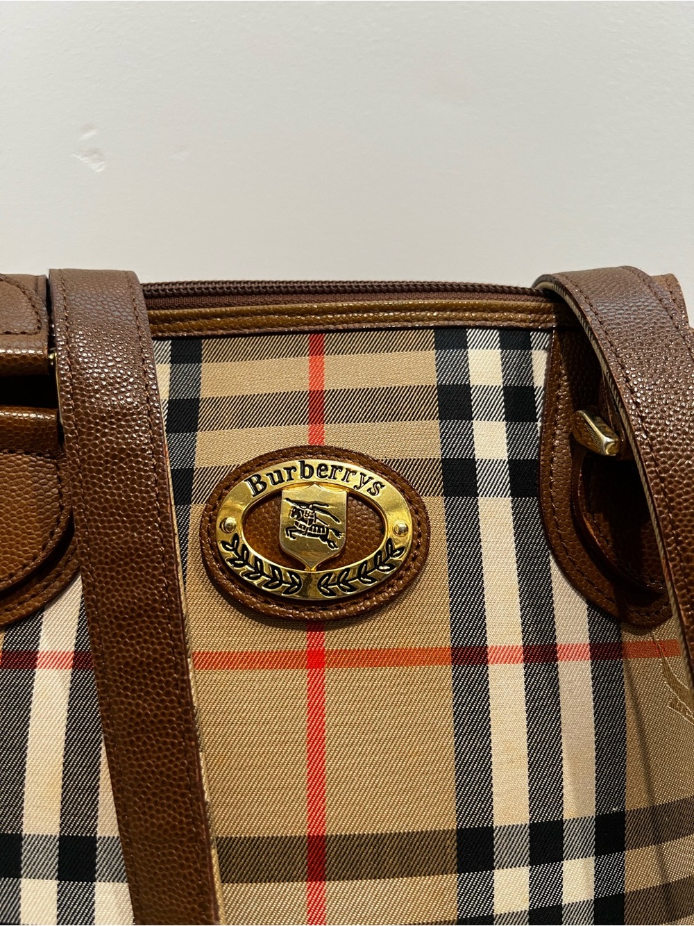 Vintage Burberry Nova Check Shoulder Purse and Wallet Set - Picture 2 of 16